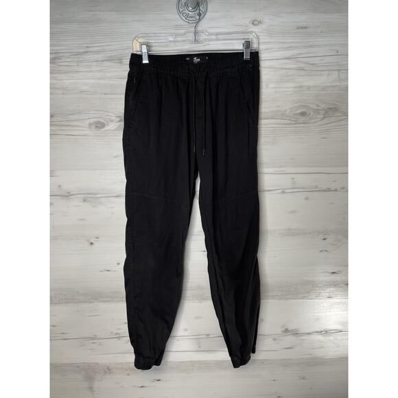 Hollister Jogger Pants Mens Small Black Epic Flex Elastic Waist Stretch Casual - Picture 1 of 14